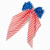 American Flag Hair Bow Clip
