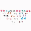 Animal Mix Stud Earrings - 20 Pack