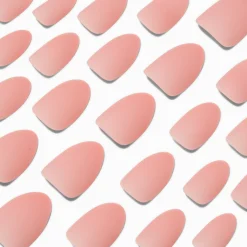 Baby Pink Short Almond Vegan Faux Nail Set - 24 Pack