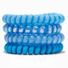 Beachy Blues Spiral Hair Ties - 4 Pack