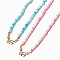 Best Friends Beaded BFF Pendant Necklaces - 2 Pack