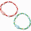 Best Friends Beaded Fish Charm Stretch Bracelets - 2 Pack