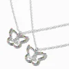 Best Friends Big Sis & Little Sis Butterfly Pendant Necklaces - 2 Pack