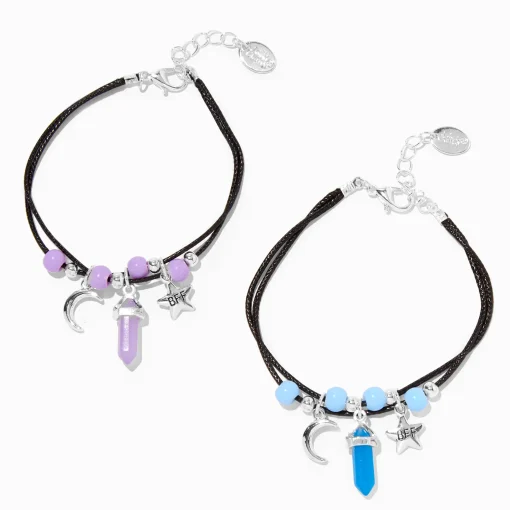 Best Friends Glow-In-The-Dark Mystical Gem Multi-Strand Bracelets - 2 Pack