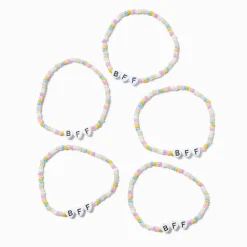 Best Friends Microbeads ''BFF'' Stretch Bracelets - 5 Pack