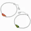 Best Friends Mood Split Heart Charm Bracelets - 2 Pack