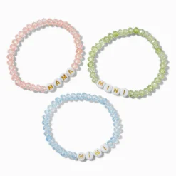 Best Friends ''Mama & Minis'' Beaded Stretch Bracelets - 3 Pack