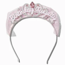 Birthday Royalty Glitter Tulle Headband