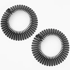 Black Accordion Headbands - 2 Pack