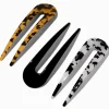 Black & Tortoiseshell U-Shaped Hair Pins - 3 Pack
