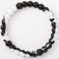 Black & White Courage Fortune Stretch Bracelet