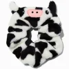 Black & White Cow Scrunchie
