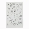 Black & White Icon Temporary Tattoos