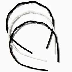 Black & White Zigzag Headbands - 3 Pack