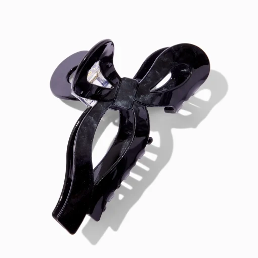 Black Bow Hair Claw