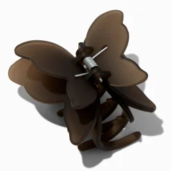 Black Butterfly Frosted Hair Claw