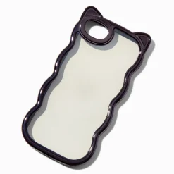 Black Cat Trim Wavy Phone Case - Fits iPhone® 6/7/8/SE