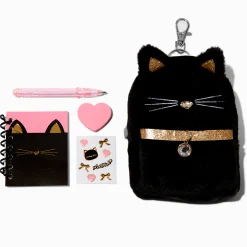 Black Cat 4'' Backpack Stationery Set