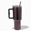 Black Chrome Stainless Steel Handled Tumbler