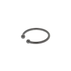 Black Faux Hoop Nose Ring