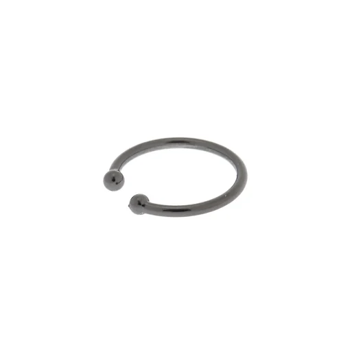 Black Faux Hoop Nose Ring