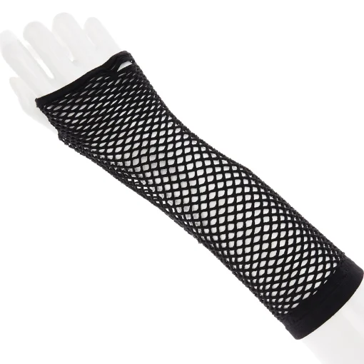 Black Mesh Gloves