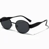 Black Oval Sunglasses