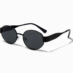 Black Oval Sunglasses