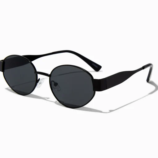 Black Oval Sunglasses