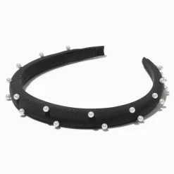 Black Pearl Embellished Headband