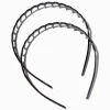 Black Scalloped Headbands - 2 Pack