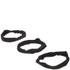 Black Solid Headwraps - 3 Pack