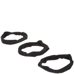 Black Solid Headwraps - 3 Pack