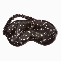 Black Star Bling Satin Sleeping Mask