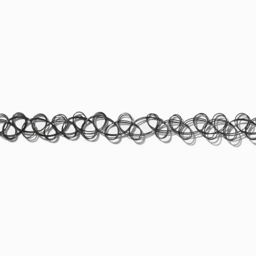 Black Tattoo Choker Necklace