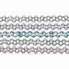Black Tattoo Pastel Beaded Choker Necklaces - 5 Pack