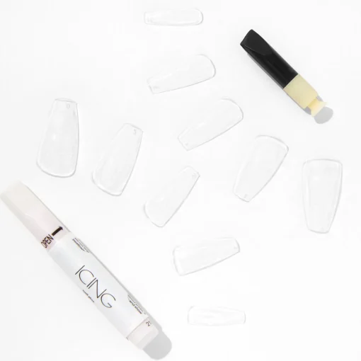 Blank Squareletto Vegan Faux Nail Set - 100 Pack
