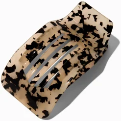 Blonde Tortoiseshell Rectangle Yoga Hair Claw