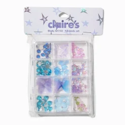 Blue & Purple Assorted Body Art Kit