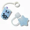 Blue Boba Tea & Blue Star Straw Covers - 2 Pack