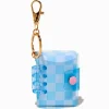 Blue Checkered Mini Diary Keychain