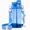 Blue Double Sided Crossbody Water Bottle