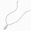 Blue Fish Pendant Necklace