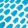 Blue Glitter Gel Almond Vegan Faux Nail Set - 24 Pack