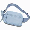 Blue Nylon Belt Bag