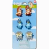 Bluey Mini Hair Claws - 6 Pack