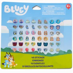 Bluey Stick-On Earrings - 48 Pack