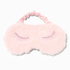 Blush Metallic Eyelash Furry Sleeping Mask