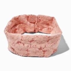 Blush Pink Lace Headwrap