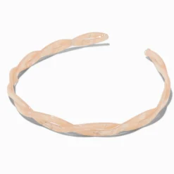 Blush Pink Marble Twist Headband
